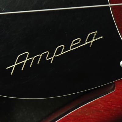 1967 Ampeg ASB-1 "Devil Bass" - Red/Black image 15