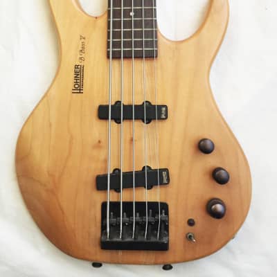 HOHNER Professional B-Bass V 5-String Neck-Thru Active Bass 2001 Made in Korea image 2