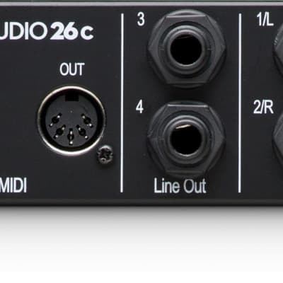 PreSonus Studio 26c Desktop 2x4 USB Type-C Audio/MIDI Interface