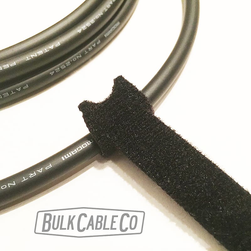 VELCRO® Brand ONE WRAP® Strap - 3/4 x 6 - Black - Guitar Cable