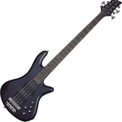 Schecter Stiletto Studio-8 Electric Bass See-Thru Black Satin for sale