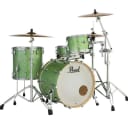 Pearl Masters Maple Complete 3-pc. Shell Pack features 22x16 bass drum, 16x16 floor tom, and 12x8 suspended tom in (#348) Absinthe Sparkle lacquer finish. MCT923XSP/C348