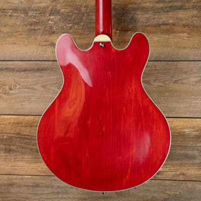 Eastman T64/TV-T-RD Thinline Electric Antique Red w/ Trapeze image 10
