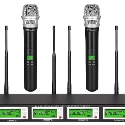 GTD Audio 4x800 Channel UHF Diversity Professional Wireless