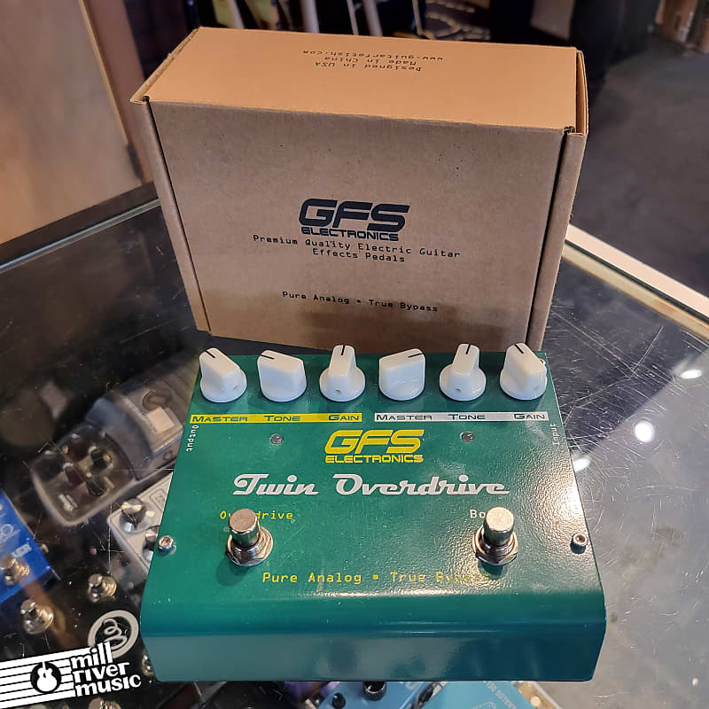 GFS Electronics Twin Overdrive Effects Pedal Used