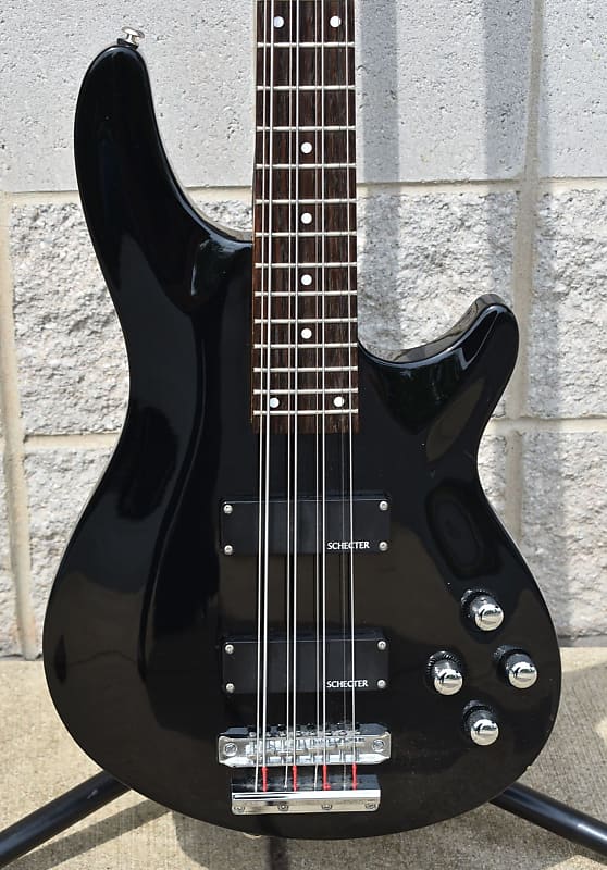 Schecter Diamond Series Omen-8 String Bass Black | Reverb Schecter Diamond Series Omen-8 String Bass Black | Reverb