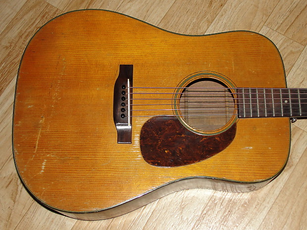 Vintage 1947 Martin D 18 Dreadnought Acoustic Guitar 47 Natural