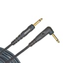 D'addario Planet Waves 20ft Custom Series Instrument Cable,  Right Angle