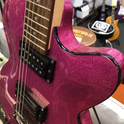 Daisy Rock Atomic Pink Rock Candy with Seymour Duncan Dimebucker, Strap & Case - Pre Owned image 6