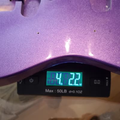 Bloomdoom nitro Telecaster body 2021 - Crown Royal Purple Relic Tele body image 6