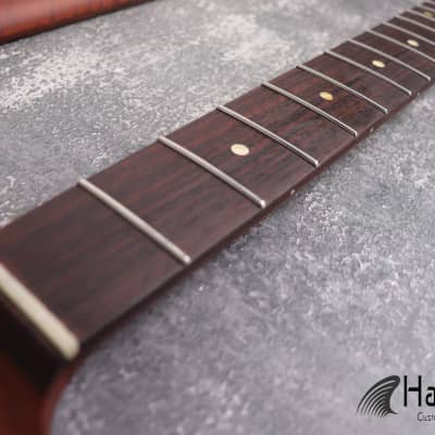 S Type Dark Flame Roasted Maple Neck, 22 Stainless | Reverb Australia