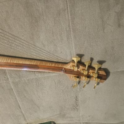 Pavel's 6 String Bass Signature Aryel Pro II 2007 - Walnut, Honduran Mohogany Bottom, Red wood Barrel image 5
