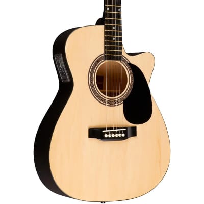 Rogue RA-090 Concert Cutaway Acoustic-Electric Guitar Regular