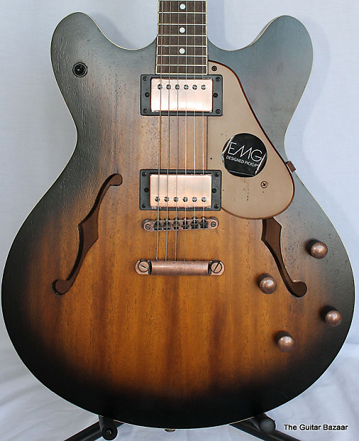 AXL AE820 SemiHollowbody 2011 Tobacco Sunburst Unplayed Reverb