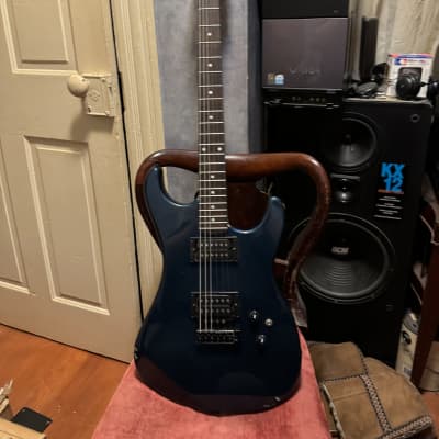 Kramer Striker 200st guitar 80s - Blue image 1