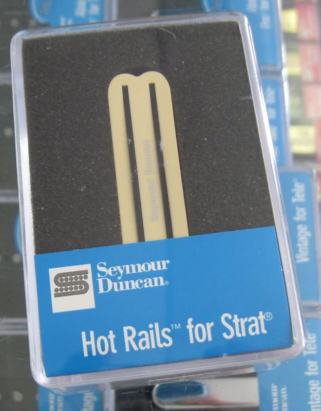 Seymour Duncan Hot Rails for Strat Neck Middle Cream SHR-1n image 1