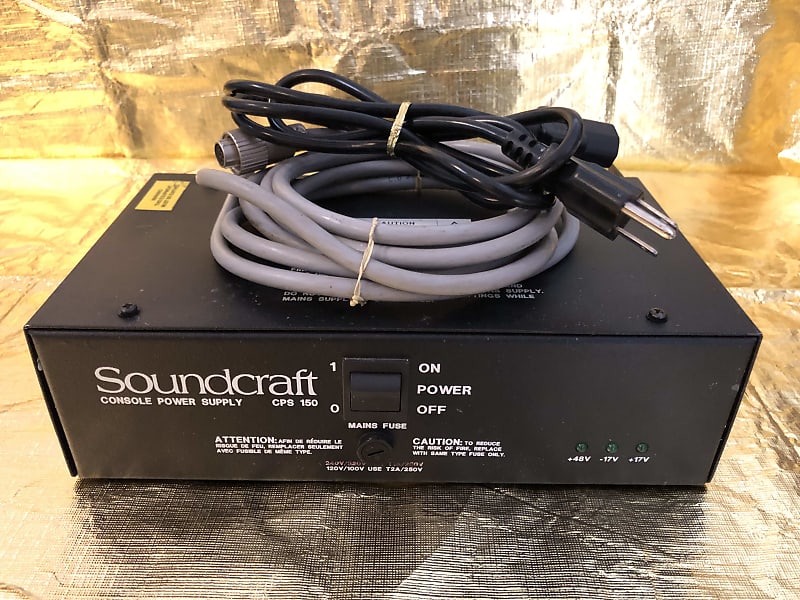 Soundcraft CPS 150 Power Supply Tested Working ⭐ | Reverb