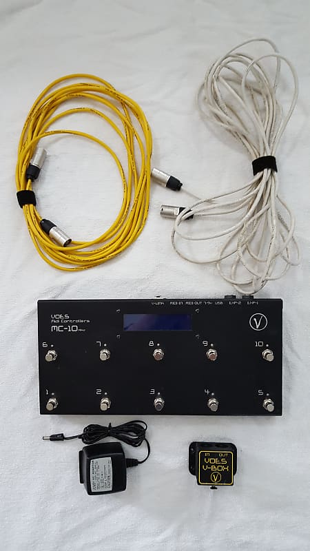 Voes MC10 Mk2 Black Midi Foot Controller Pedal- replaces FC6