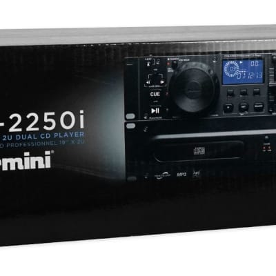 Gemini CDX-2250i DJ Dual Two Deck Rack Mount CD/MP3 Media Player+Headphones+Mics image 7