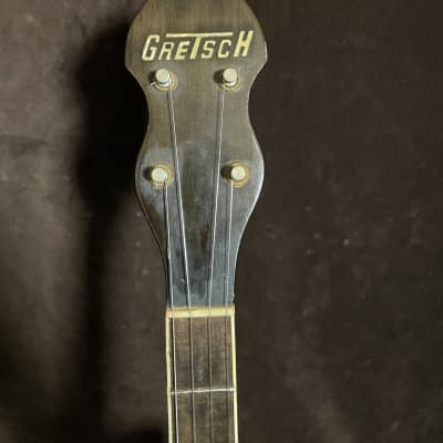 Vintage Gretsch (Bacon) Folk Model 5-String Open-Back Banjo w/ Original Chipboard Case image 3