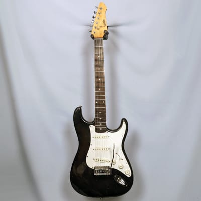 Austin Strat Style Electric Guitar - Black image 3