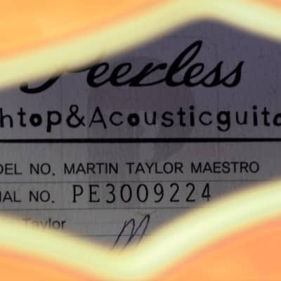 Peerless Martin Taylor Maestro Mid 2000s Blond top image 8