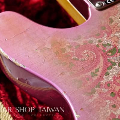 2018 Fender Custom Shop Limited Edition 50's Thinline Telecaster Relic-Pink Paisley. image 22