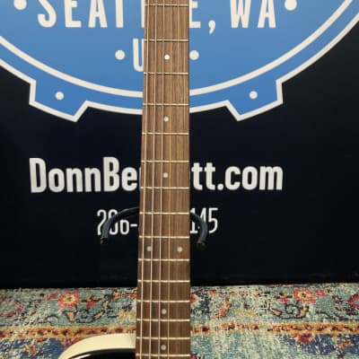 Tom Hamilton's Aerosmith, Danelectro Baritone Bass Signed! Authenticated! Black (#20) image 14