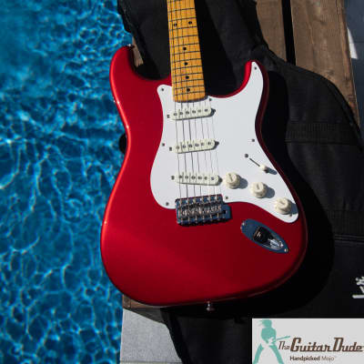 2019 Fender Traditional 50's Stratocaster  -$$$  PRO SET-UP! - Candy Apple Red - Made in Japan image 4