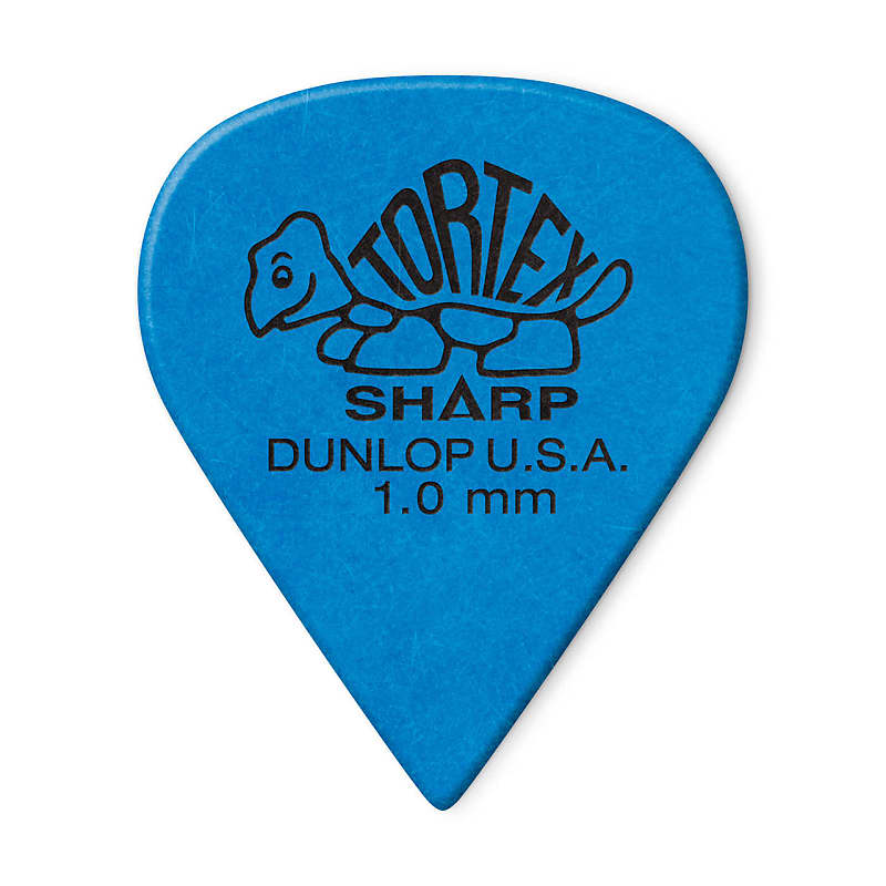 Dunlop Tortex Sharp 1mm Pick, 12-Pack image 1
