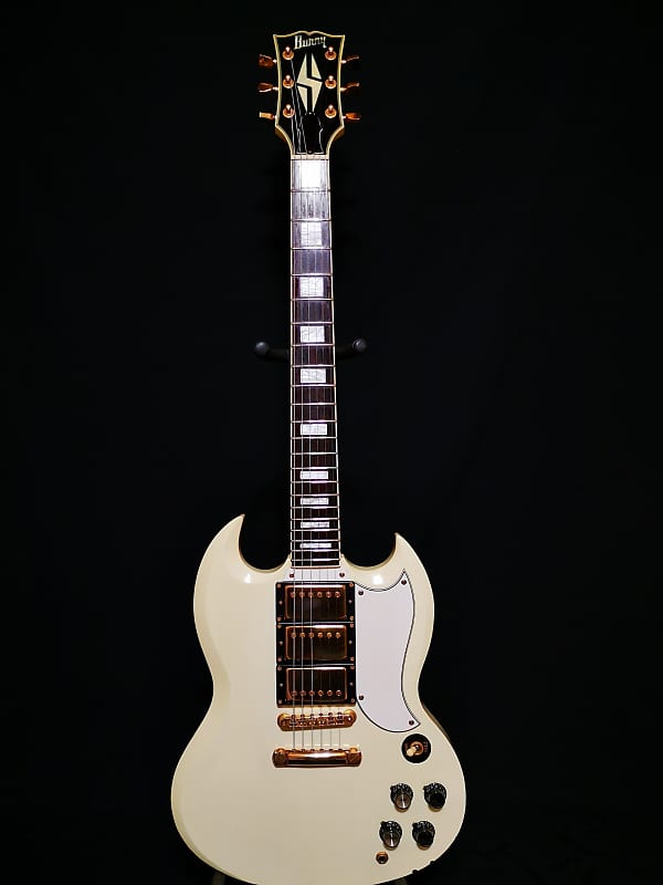 Burny RSG 白　ホワイト　エレキギター　ヴィンテージ Burny RSG 70 Custom 1990s Triple VH-1 Alpine White | Reverb