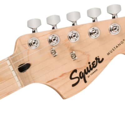 Squier Sonic Mustang Electric Guitar, Maple Fingerboard, 2-Color Sunburst image 6