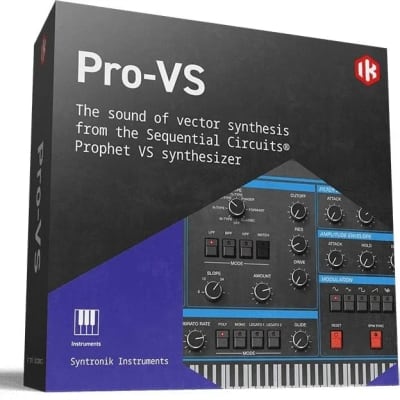 Syntronik 2 Pro VS (Download)<br>the sound of vector synthesis from the Sequential Circuits Prophet VS