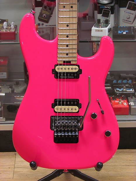 Charvel neon sale pink