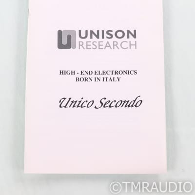 Unison Research Unico Secondo Tube Hybrid Integrated Amplifier; (No Remote) image 14