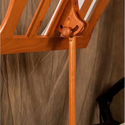 Roosebeck Single Tray Spiral Music Stand - Red Cedar image 3