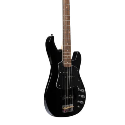 STAGG Electric bass guitar Silveray series "P" model Black image 1