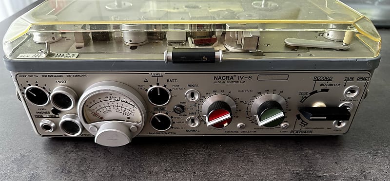 Nagra IV-S Kudelski Stereo Reel To Reel Tape Recorder + Accessories Rare
