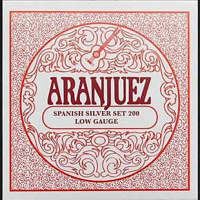 Aranjuez Classical Guitar Strings Spanish Silver Set 200 Low Gauge image 1