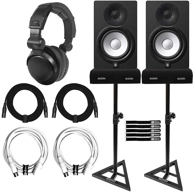 Yamaha HS8 8" Powered Active Studio Monitor Speakers Pair w Reverb