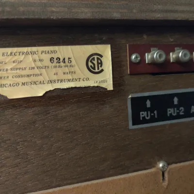Maestro 612p Electric piano (has Wurlitzer-like reeds) image 7