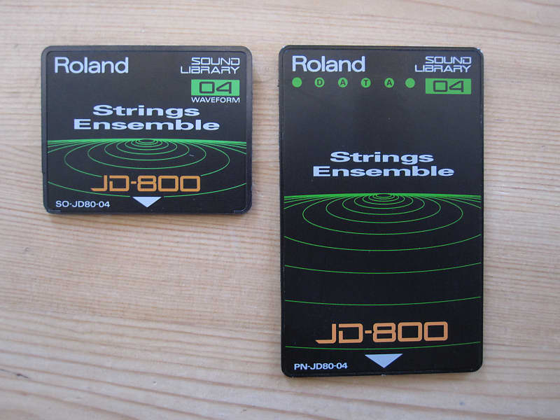 Roland Strings Ensemble ROM card set for JD-800 990 SL-JD80