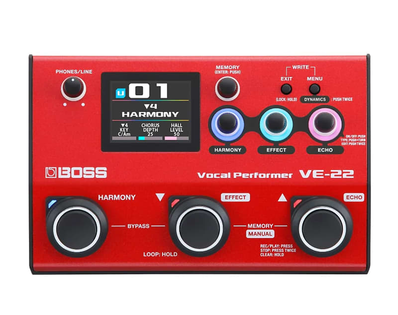 BOSS VE-20 Vocal Performer - ボーカルエフェクター Boss VE-20 Vocal Performer | Reverb Canada