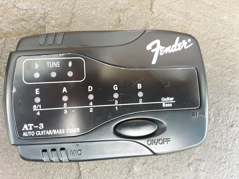 Fender AT-3 Auto Guitar/Bass Tuner 2010s Black | Reverb