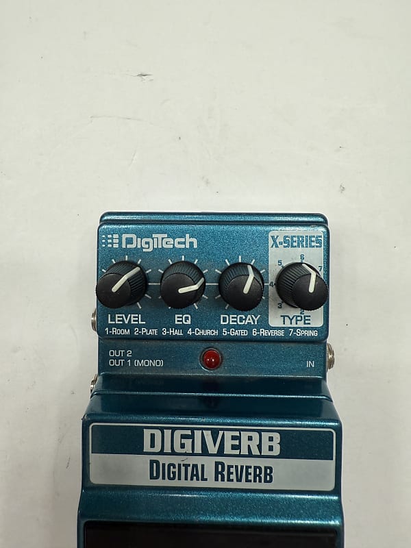 Digitech DigiVerb Digital Reverb Pedal | Reverb Canada