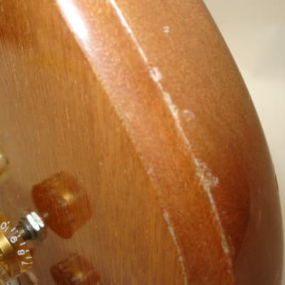 70's Vintage S. D. Curlee 4-String Bass Guitar, Natural w/ Case image 9