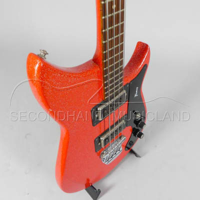 Framus Framus BL 8 Bass ca 1973 in Rot Metallic mit Fender Gigbag. 1973 - red image 7