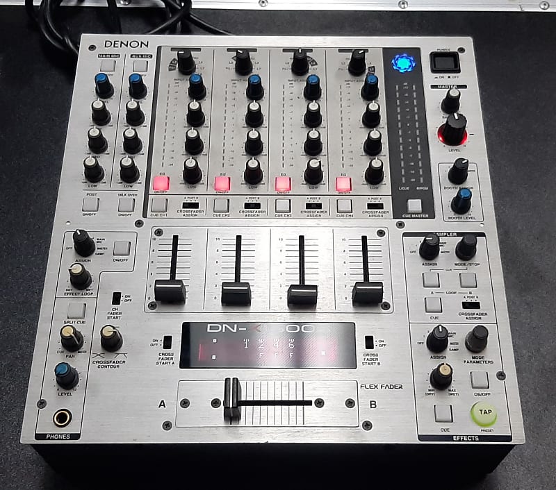 Denon DN-X1500S - Silver 4-Channel Professional DJ Mixer w/Effects