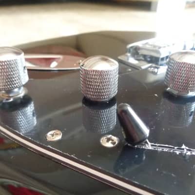 Handmade pre-wired Strat HSH pickguard, with HB split, Treble Bleed & Tele Mode (Neodymium Ultra DT) image 7