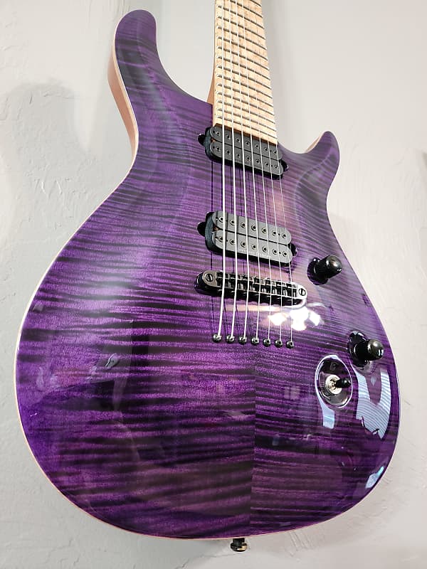 Kiesel | Carvin CT7 - Trans Purple Flame Maple | Reverb Kiesel | Carvin CT7 - Trans Purple Flame Maple | Reverb